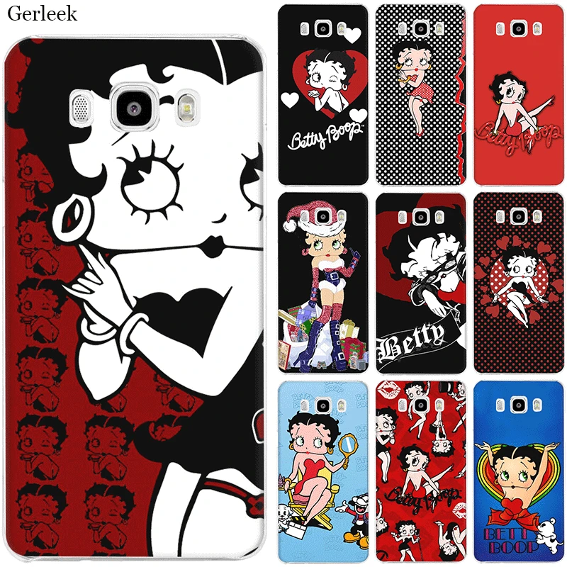 

Phone Case For Samsung Galaxy A20 A30 A40 A50 A60 A70 A10 A3 A5 A6 A7 A8 A9 Plus Hard Cover Betty Boop Shell Cheap