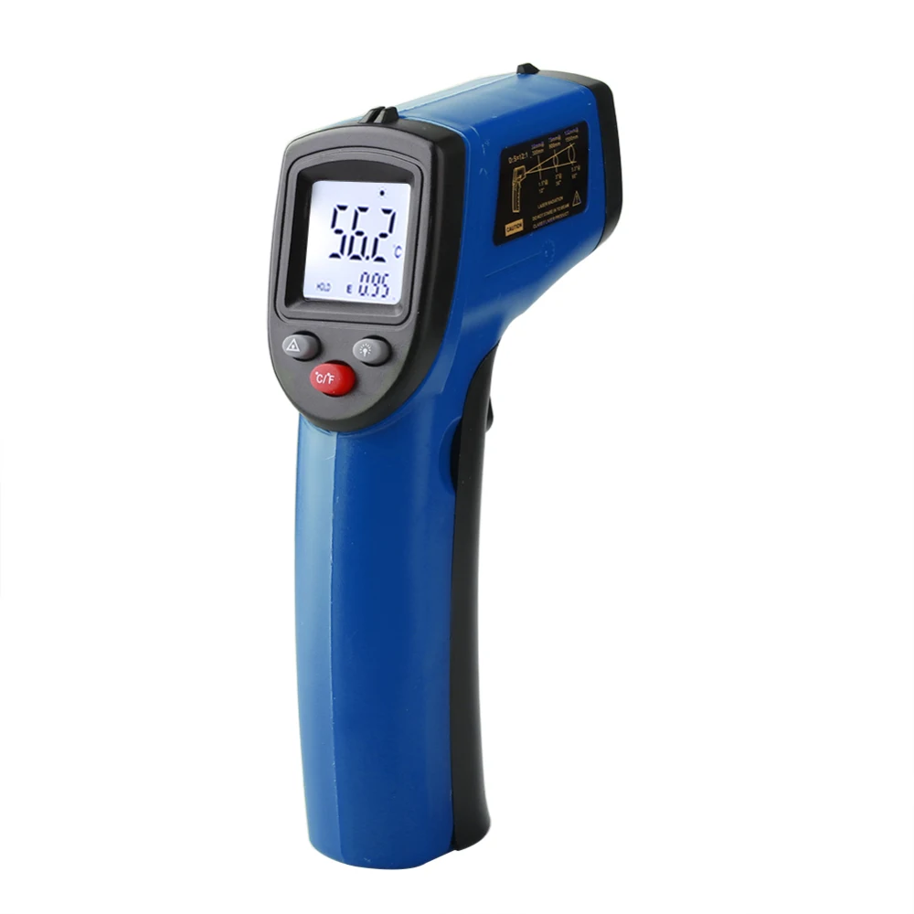 3-Button Industrial Thermometer GM320 (-50 ~ 380) Lcd Digital Infrared Thermometer Non-Contact Handheld Temperature Instrument