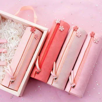 

Girl heart cute pencil case ins simple stationery set net red stationery pencil case pencil case kawaii bag