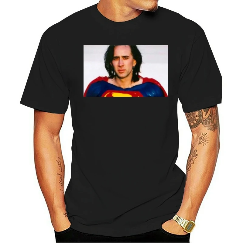 

T Shirt Nicolas Cage Fan Superman 90s Funny