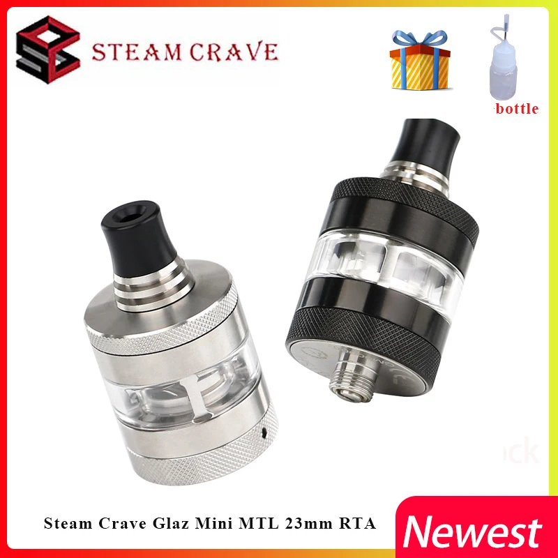 Оригинальный испаритель Glaz Mini MTL RTA емкость 23 мм 5 мл/2 мл вейп атомайзер top бак Fit 510