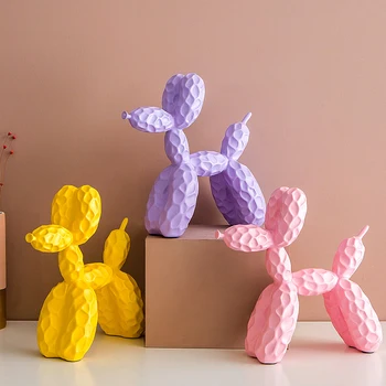 

Northern Europe style creativity Balloon Dog Ornaments home furnishing drawing room TV bench decoration modern Furnishings