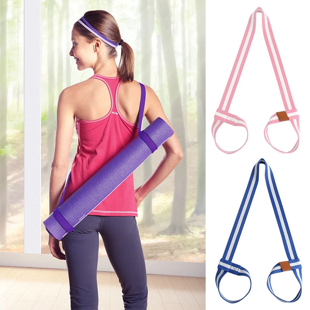 Fitness Exercise Useful Carrier Sport Tool Shoulder Belt Gym Universal Adjustable Sling Elastic Transporter Yoga Mat Strap