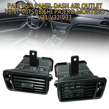 

2Pcs Black Left+Right Dashboard Air Vent Outlet Panel Fit for Mitsubishi Pajero Shogun Montero V31 V32 V33 1999-2016