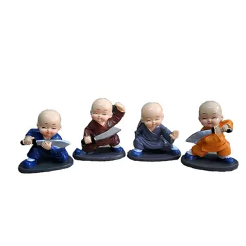 

Car Ornaments Personalized Decorations Creative Crafts Gifts Shaolin Dance Knife Monk Car Ornaments