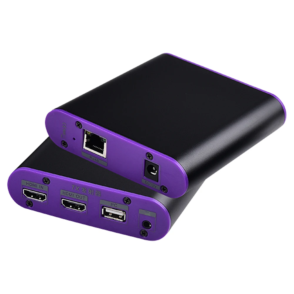 

Measy CAT871-KVM Transmitter Receiver Extender 120m/396ft 1080p 60Hz HD Audio Video Transmitter Receiver