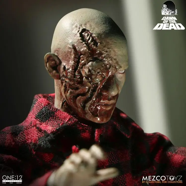 Mezco Toyz 76800 1/12 Dawn of The Live Dead Zombie костюм фигурка для фанатов коллекция и подарок на праздник