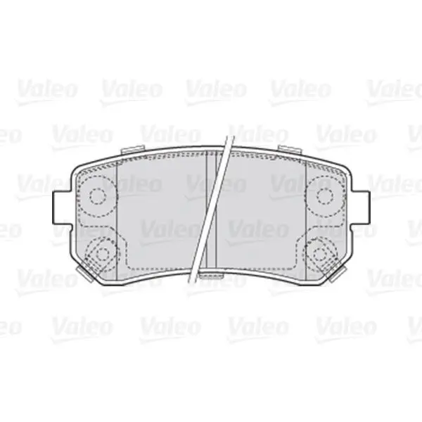 Колодки дисковые задние Hyundai Accent, Kia Rio 1.4i/1.6i 16V/1