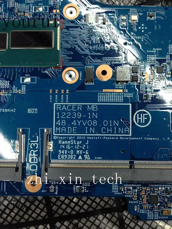 Yourui для hp Probook 430 G1 Материнская плата ноутбука 48.4yv0801n с 3556u cpu DDR3 тест ОК