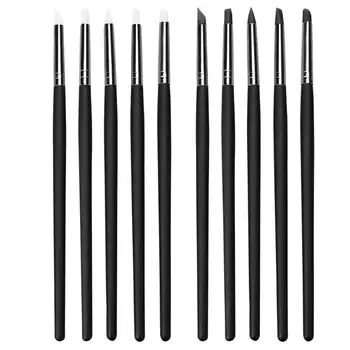 

5pcs Silicone Rubber Clay Shaper Sculpting Pen Polymer Modelling Pottery Tools Set For Pottery DIY Clay Crafts