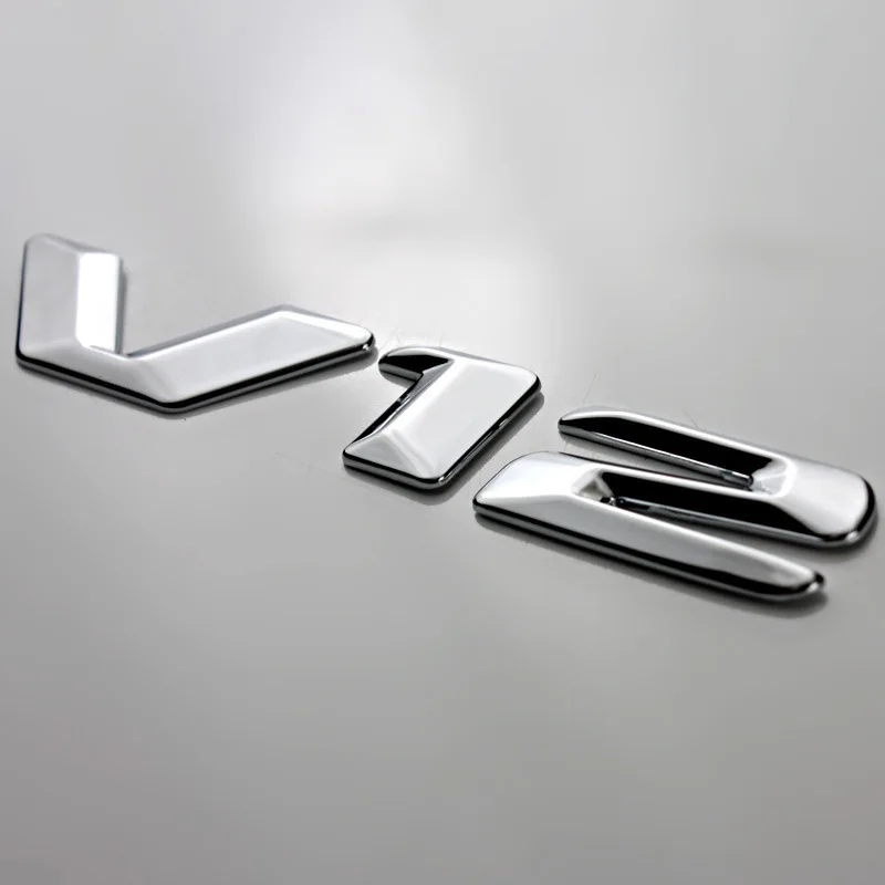 Подходит для автомобиля Mercedes W222 модифицированный Металл V12 боковая этикетка стиль S-Class S400 Автомобильный логотип S600 Fender стандарт