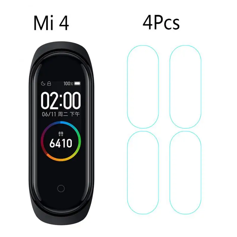 Защитная пленка для Xiaomi mi Band 4 защитная закаленная Гидрогелевая пленка для mi Band 4 высокая проницаемость устойчивая к царапинам пленка