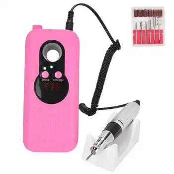 

35000RPM Electric Nail Drill Machine Manicure Nail Grinding Set Pedicure Polisher Drill Strong Nail Salon Drill Tools