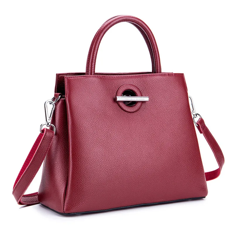 

Famous Designer Brand Bags Women Genuine Leather Handbags 2020 Luxury Ladies Hand Bags Purse Fashion Shoulder Bags Bolsa Sac