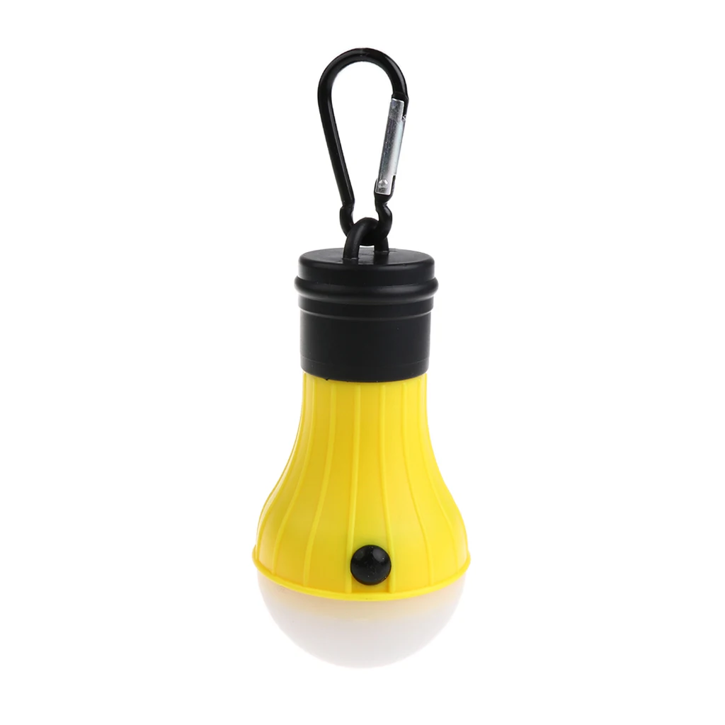 Outdoor Camping Lantern Cabin Canopy Tent Lamp Light Bulb with Hang Hook Buckle - 6 Colors