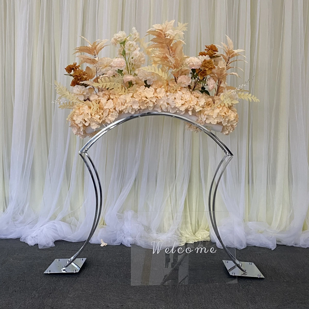 

10pcs)80cm tall)Metal Flower Arrangement & Candle Holder Stand Set for Wedding Party Dinner Centerpiece AB1185
