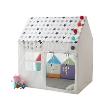 Скандинавские ins дети teepe палатка игровой домик для мальчика в помещении детская раздельная кровать из цельного дерева игрушка Принцесса замок дом