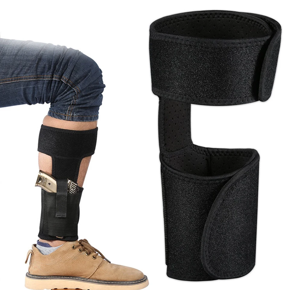 

Ankle Holster for Concealed Carry Elastic Secure Strap Leg Pistol Gun Holster Leg Pocket Revolvers Handgun Pouch
