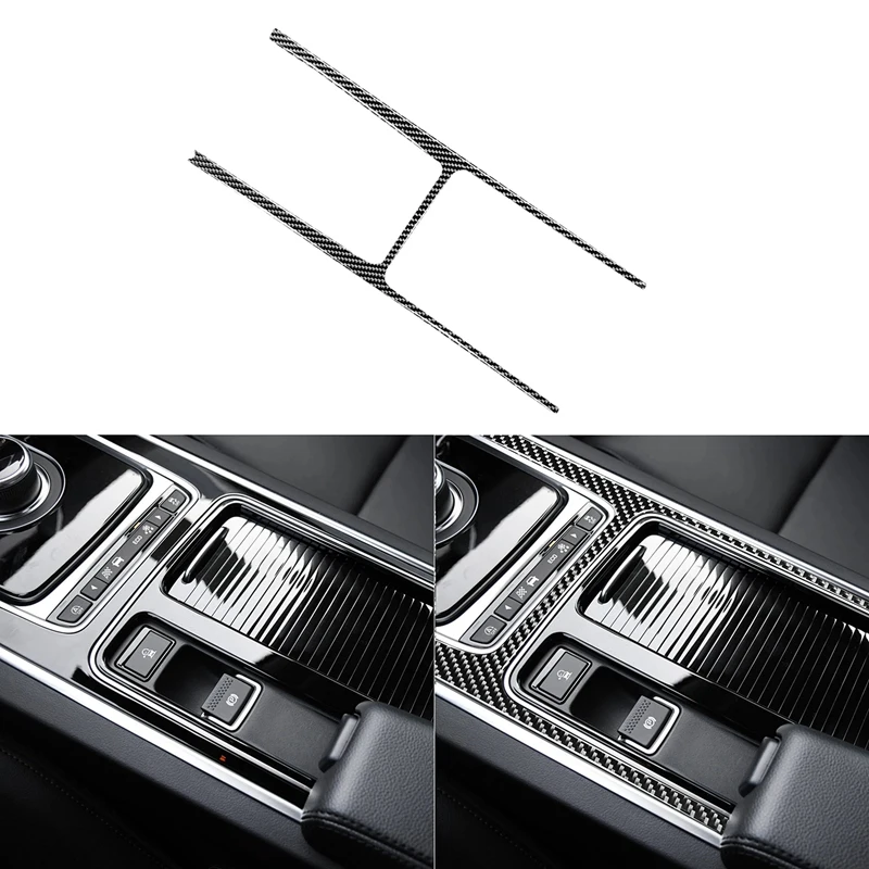

for Jaguar F-PACE XE XF XJS R Sport X761 X260 Accessories Center Console Armrest Frame H Interior Sticker