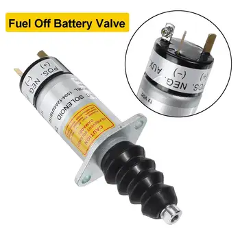 

DC 12V Battery Valve Home Car Fuel Shutoff Solenoid Valve 1504-12A6U1B1S1 For Lister Petter Diesel ENGINE