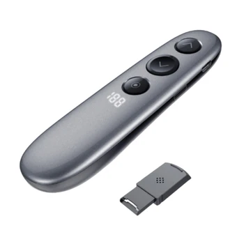 

H100 Wireless Page Turning Pen, Three Modes Switch Each Other, Digital Display, for PPT Presentation Multimedia Teaching