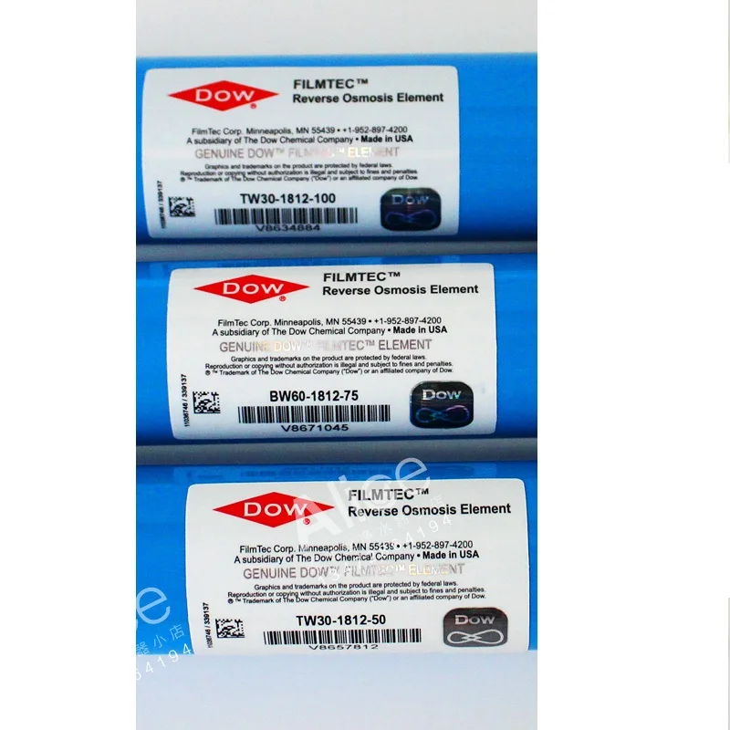50GPD/75GPD/100GPD Dow Filmtec Smosis Inversa фильтр обратного осмоса RO мембрана водяная система Фильтр Замена