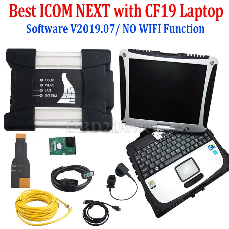 ICOM NEXT HDD CF19 ICOM NEXT wifi функция диагностический интерфейс с CF19 ноутбук V2019.9 программное обеспечение HDD 500 Гб ISTA ICOM NEXT A+ B+ C диагностический инструмент - Цвет: ICOM NEXT HDD CF19