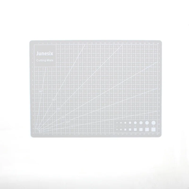 grey A4 / 30* 22cm sewing cutting mats Double-sided Plate design engraving cutting board mat handmade hand tools 1pc - Цвет: grey