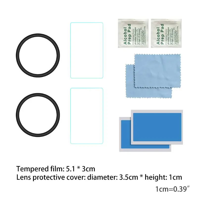 1 комплект Закаленное стекло Защитная пленка крышка объектива для камеры GoPro Max