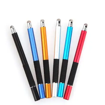 

2-in-1 Conductive Cloth Silica Gel Suction Cup Double Touch Capacitive Pen Suitable for all Capacitive Touch Screens
