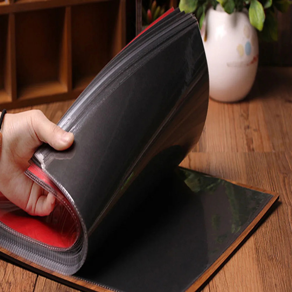 Память домашний фотоальбом ремесло деревянная Обложка запись DIY подарки ручной работы вставка страницы свободный лист коллекция клейкий Тип