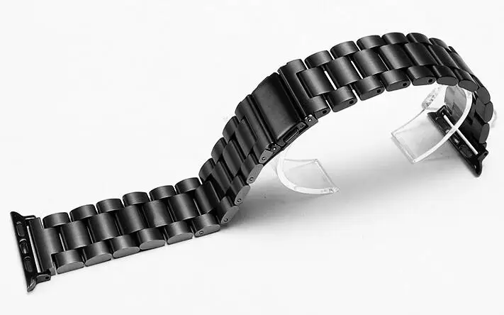 Ремешок для Apple Watch 42/44 мм, браслет из нержавеющей стали черного и золотого цвета, ремешок с пряжкой, адаптер для IWatch Band 4 3 38 40 мм - Цвет ремешка: 1