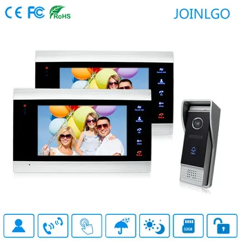 

Wired 1.0MP 720P AHD Video Door Phone Video Intercom Doorbell System Motion Detection IR Camera 1 / 2 Monitor Free Shipping