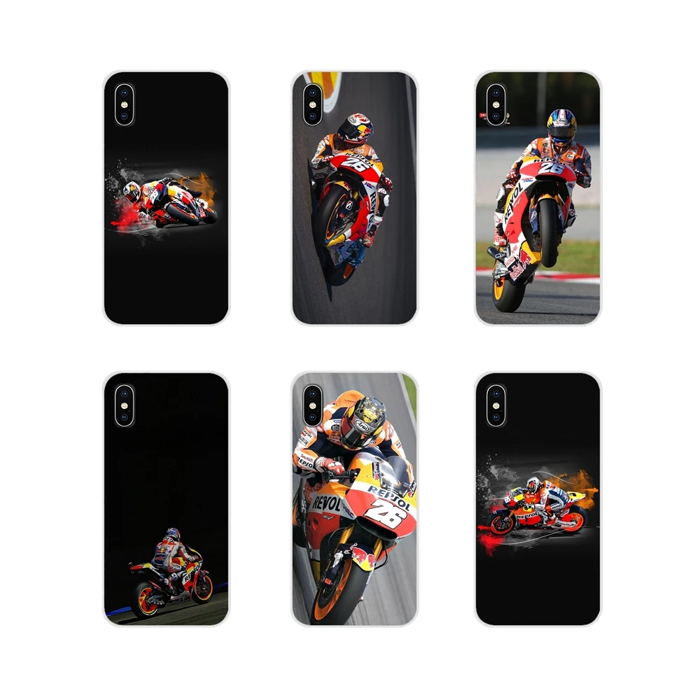 Прозрачный чехол из ТПУ для Samsung Galaxy S2 S3 S4 S5 Mini S6 S7 Edge S8 S9 S10E Lite Plus Dani Pedrosa 26 |