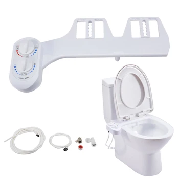 

Bidet Toilet Seat, Hot and Cold Fresh Water with Self Cleaning Retractable Nozzle Cleans Your Rear for Hygienic Personal Care