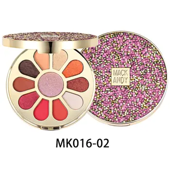 

Makeup Marco Andy Shining Colorful Diamond Eyeshadow Student Net Red Shaking Matte Pearlescent Earth Color Eyeshadow Palette