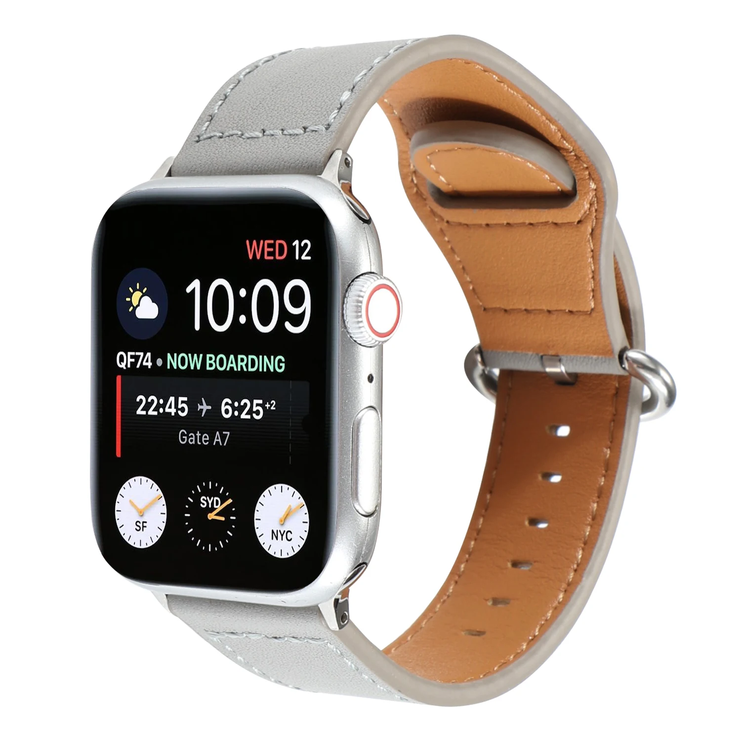Кожаный ремешок для часов для Apple Watch, 44 мм, 42 мм, 40 мм, 38 мм, ремешок серии 5, 4, 3, 2, 1, iWatch, аксессуары для Apple Watch