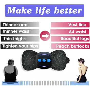 

Portable Electric Neck Cervical Massager Stimulator Back Thigh Massager Pulse Pain Relief Massage Sticker Smart Muscle Massager