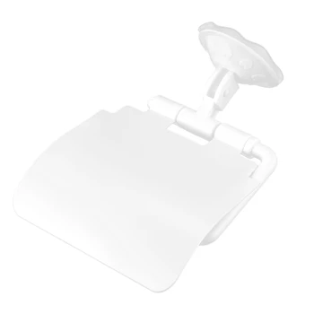 

Fashion Creative Tissue Box Bathroom Lavatory Sucker Wall Mounted Toilet Paper Holder Cover Roll Tissue Box Storage Accessory