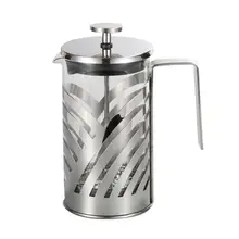 Нержавеющая сталь Френч-пресс для приготовления кофе изолированный кофе чай пивоваренный горшок кофейник Перколятор инструмент с фильтром корзины