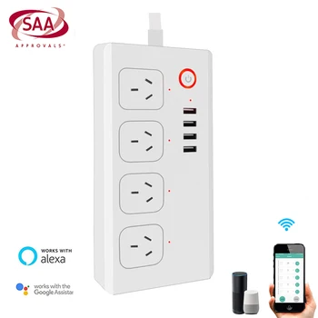 

Tuya App Mini Wifi Power Strip/Australia Wifi Smart Power Strip
