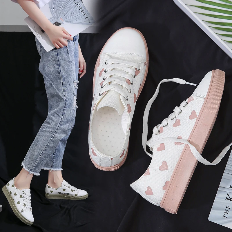 Women Vulcanize Shoes Comfort Canvas Shoes Women Casual Shoes Women Sneakers Fashion Women Flats Sneakers Shoes Free Shipping