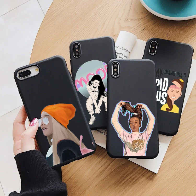 Эмма Чемберлен Мягкий силиконовый чехол для телефона iPhone11PRO Макс XR XS MAX 6 7 8 plus SE 12pro