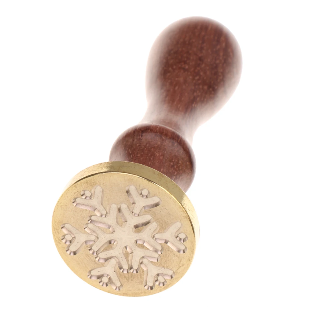 Классический уплотнительный воск печать Ручка штамп Зимний Рождественский