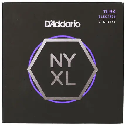 D'Addario 7 струны/8 струны NYXL с никелевой обмоткой Электрогитары набор струн