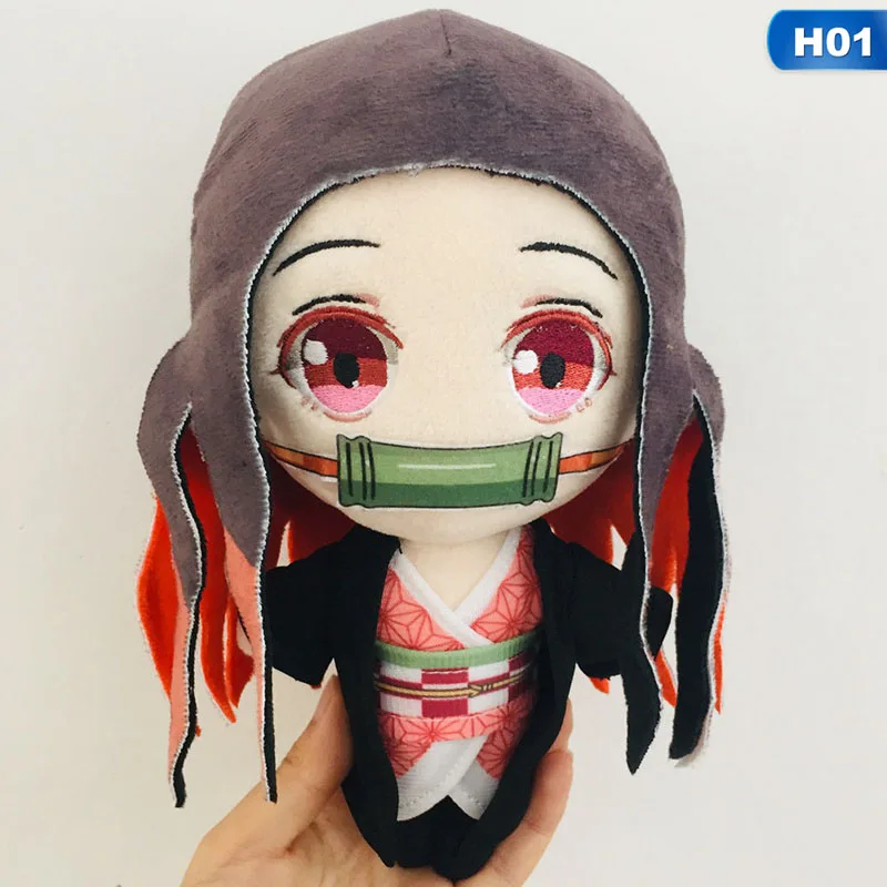 Аниме Demon Slayer плюшевые куклы 23 см версия Q мягкие персонажи куклы игрушки Рождественский подарок