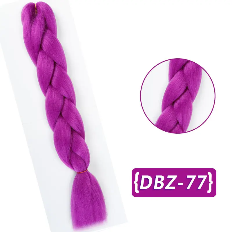 24 дюйма, 100 г/упак. коробка, огромные косички, длинные, Омбре, синтетические, жаростойкие, косички, волосы, вязанные крючком, для наращивания, африканские, JINKAILI - Цвет: T1B/530