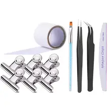 11 шт Декоративные наклейки для ногтей набор бархатных инструментов для ногтей для женщин