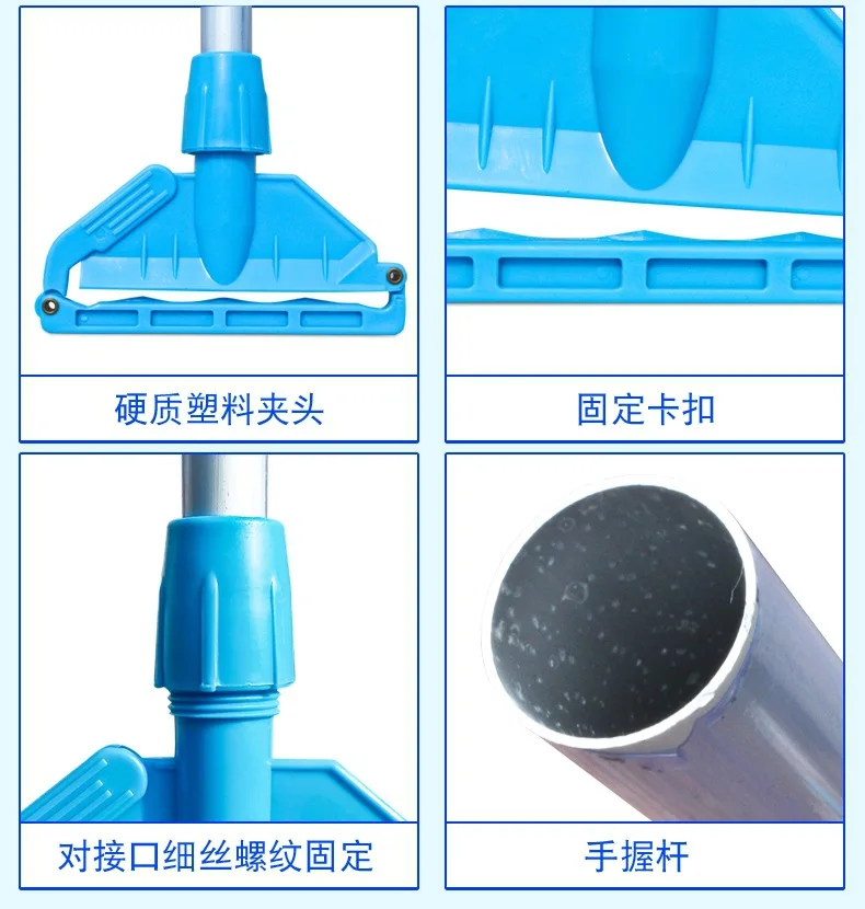 Baiyun Mop Wax Mop Dust Mop Replacement Head Mopping Push Mop Water-Absorbing Wear-Resistant Household Replacement Head Hotel