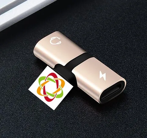 Gold Egeedigi 2 in 1 Audio Charging Adapter for Lightning Splitter To Charging Earphone AUX Jack Cable for iPhone X XR Xs Max 7 8Plus - Цвет: Gold